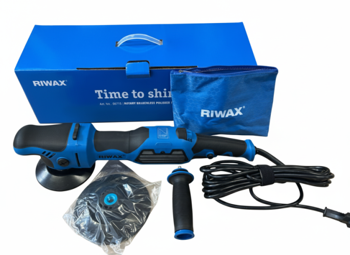 RIWAX rotačná leštička autolaku 1200W bezuhlíková (brushless)