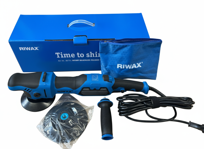 RIWAX rotačná leštička autolaku 1200W bezuhlíková (brushless)