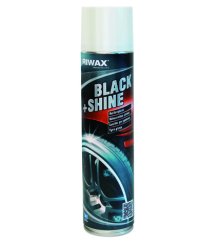 RIWAX BLACK+ SHINE oživovač pneumatík, 400 ml