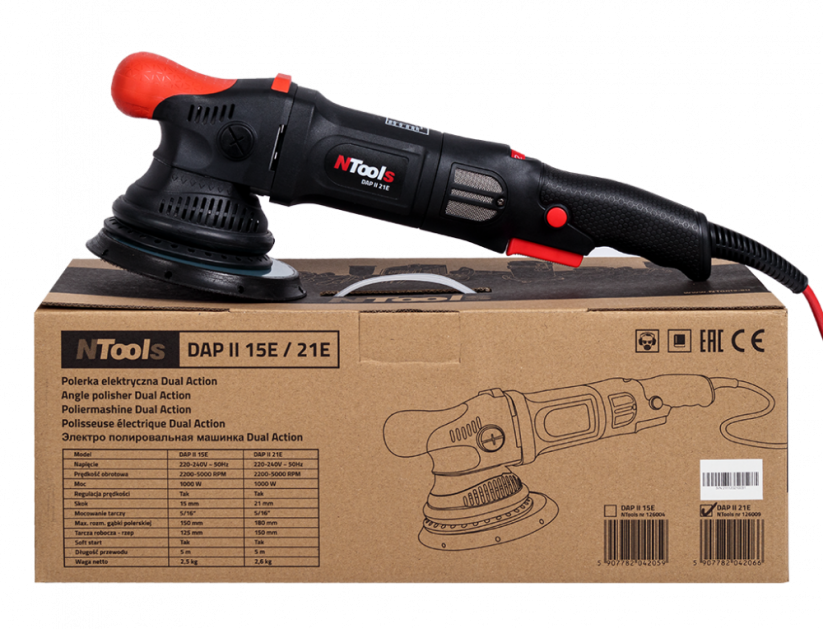NTools Dual Action Polisher DAP II 21E 21mm orbit, 150mm